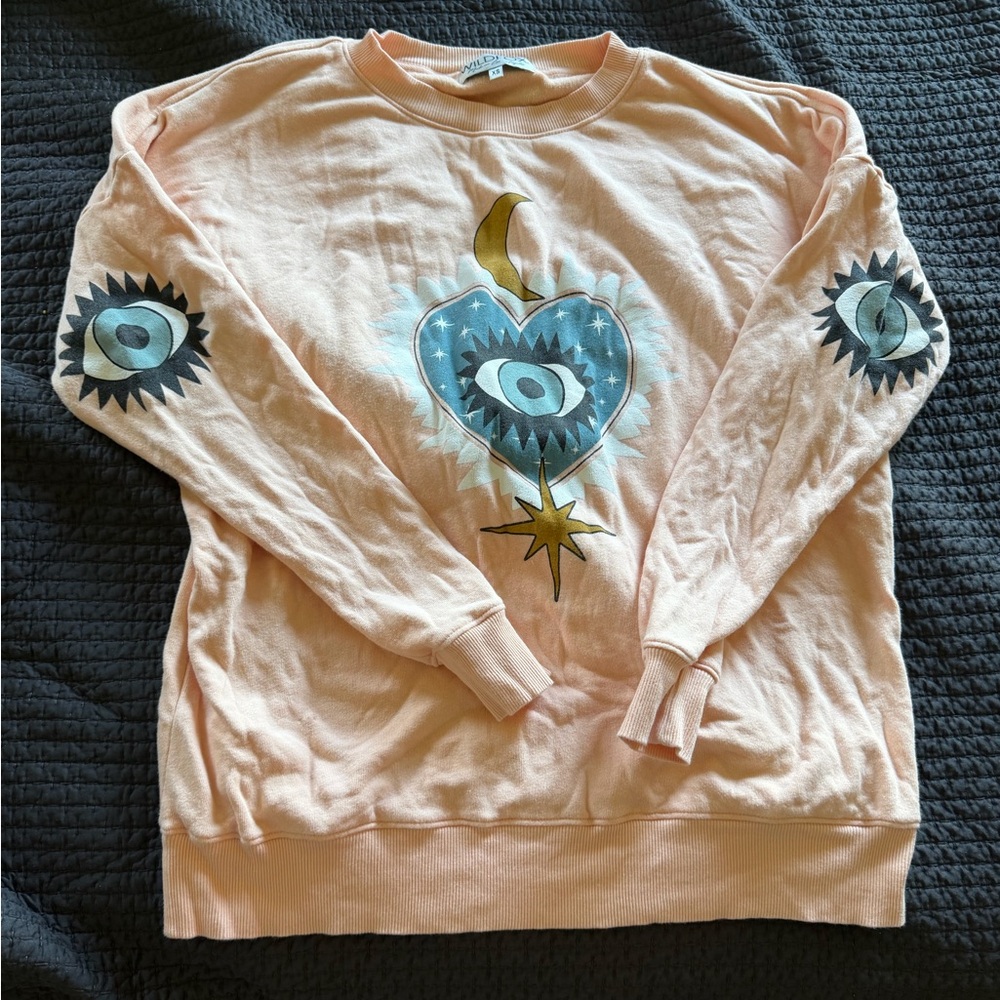 Wildfox evil eye sweatshirt